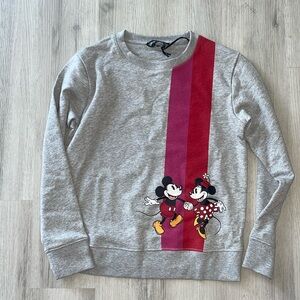 Disney X Kate spade Mickey & Minnie Mouse sweatshirt NWT